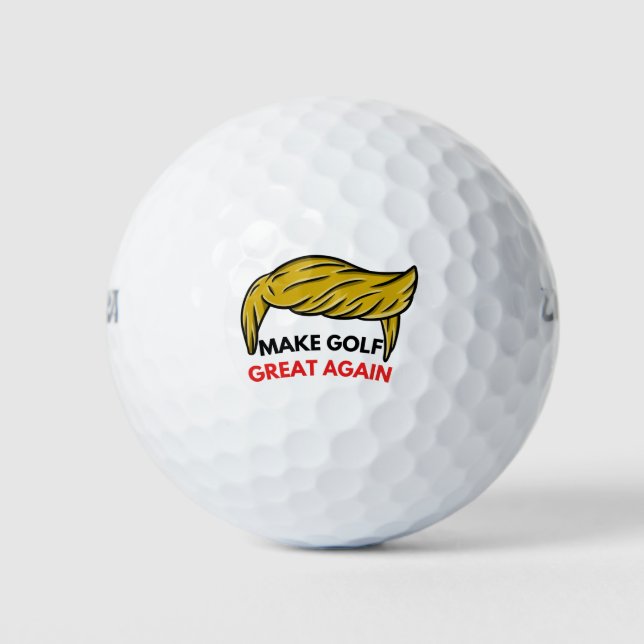 Make Golf Great Again Golf Ball (Front)