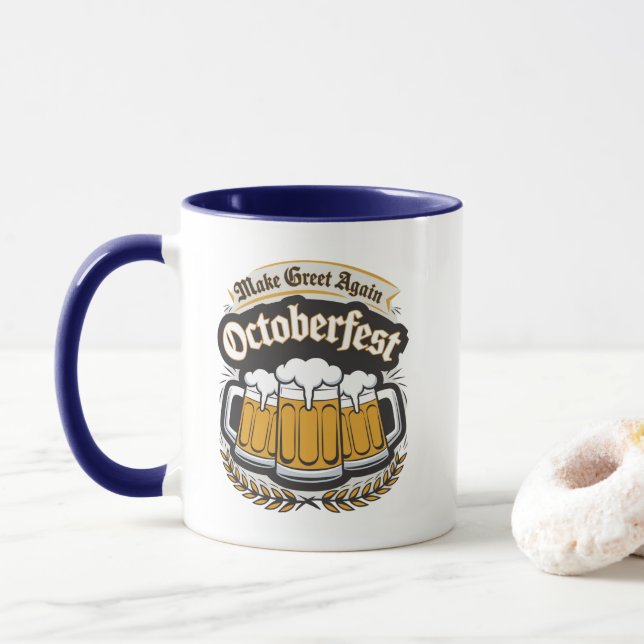 Make Greet Again Octoberfest Mug (With Donut)