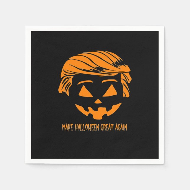 Make Halloween Great Again Classic Napkin (Front)