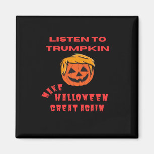 Make Halloween Great Again Classic – Retro Pumpkin Magnet