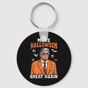 Make Halloween Great Again Donald Trump Spooky Sea Key Ring