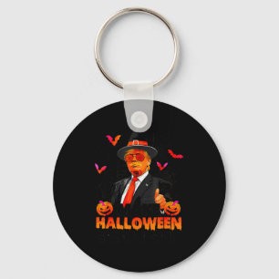 Make Halloween Great Again Funny Trump Soky Trick Key Ring