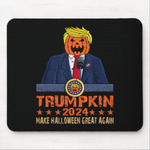 Make Halloween Great Again Trump 2024 Trumpkin Men Mouse Pad