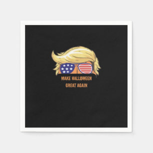 Make Halloween Great Again - Trumpkin Design Napkin