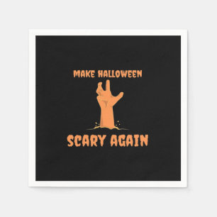 Make Halloween Scary Again Zombie Classic Trumpkin Napkin