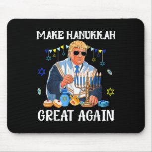 Make Hanukkah Great Again Jewish Ugly Chanukah Swe Mouse Pad