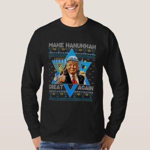 Make Hanukkah Great Again Trump Jewish Chanukah T-Shirt