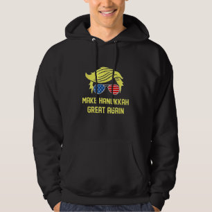 Make Hanukkah Great Again Trump Jewish Hoodie