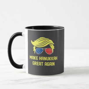 Make Hanukkah Great Again Trump Jewish Mug