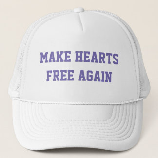 MAKE HEARTS FREE AGAIN Trucker cap - MAGA style