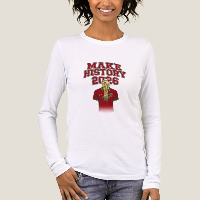 Make history tshirt for women (Front)