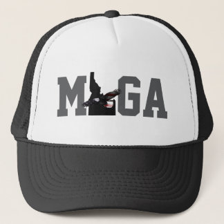 MAKE IDAHO GREAT AGAIN EAGLE FLAG - PLAY ON MAGA TRUCKER HAT