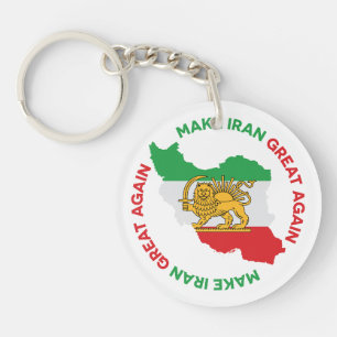 Make Iran Great Again Persian Key Ring