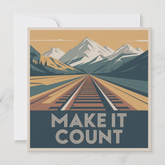 Make It Count Announcement (Front)