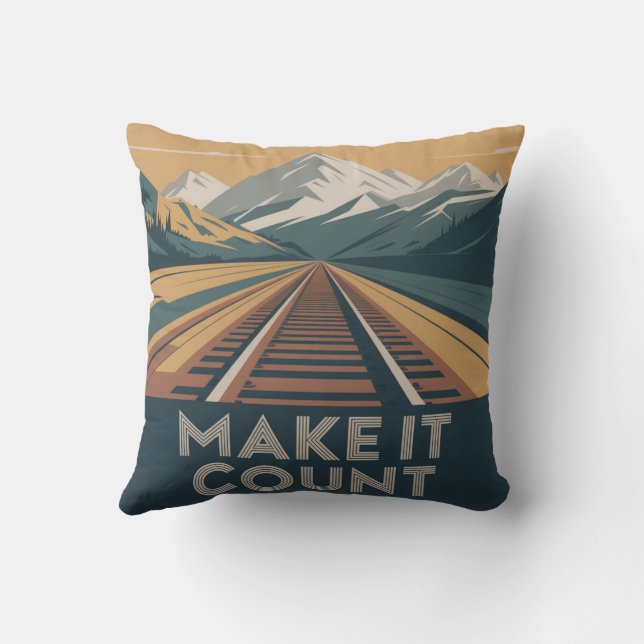 Make It Count Cushion (Back)