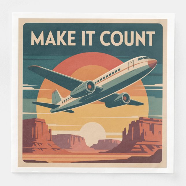 Make It Count Napkin (Front)