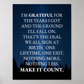 Make It Count! Poster
