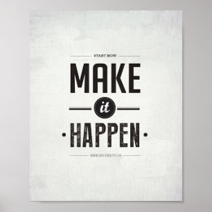 Make it Happen - 8"x10" Art Print
