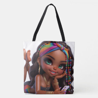 Make It Happen CHIBI DOLL  Tote Bag