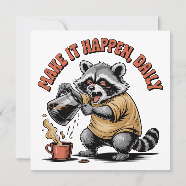 Make It Happen, Daily Holiday Card (Front)