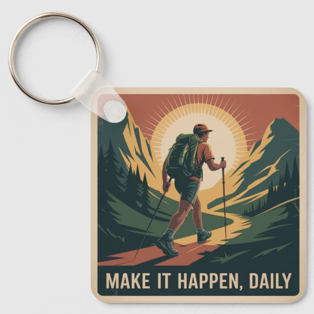 Make It Happen, Daily Key Ring (Front)
