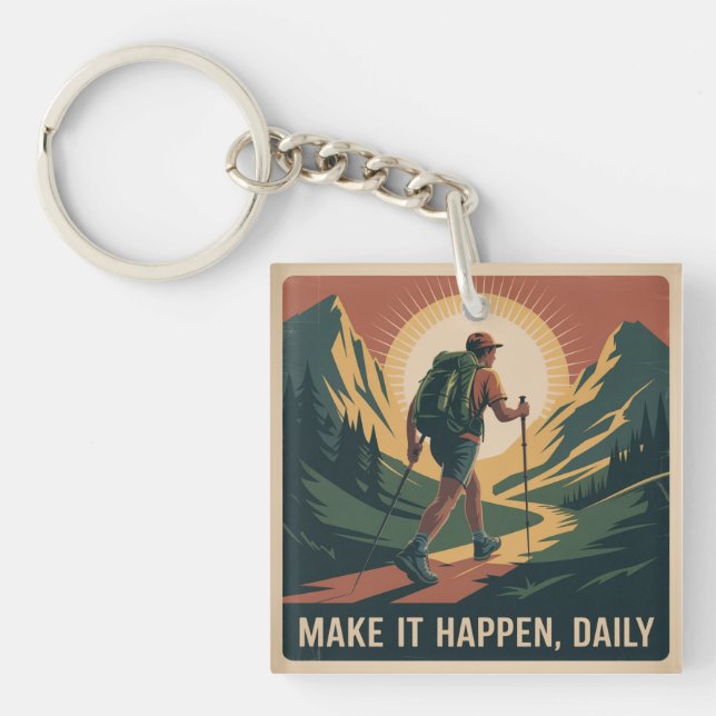 Make It Happen, Daily Key Ring (Front)