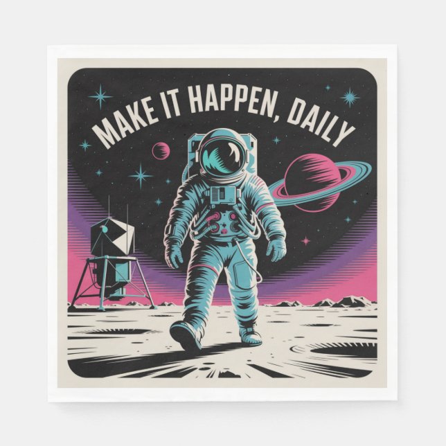 Make It Happen, Daily Napkin (Front)