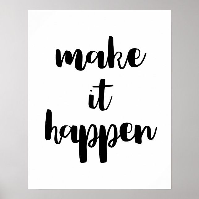 Make It Happen Poster (Front)