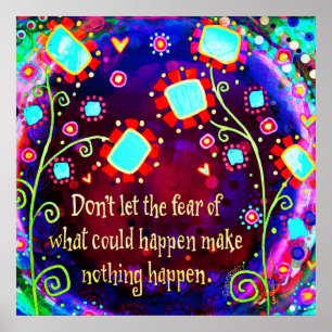 Make it Happen Quote Fun Inspirivity Classroom Poster