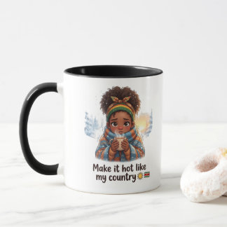 Make it Hot Like My Country" , Cute Suriname Mug