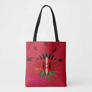 Make it Kenya You are My Happy Place Tote Bag