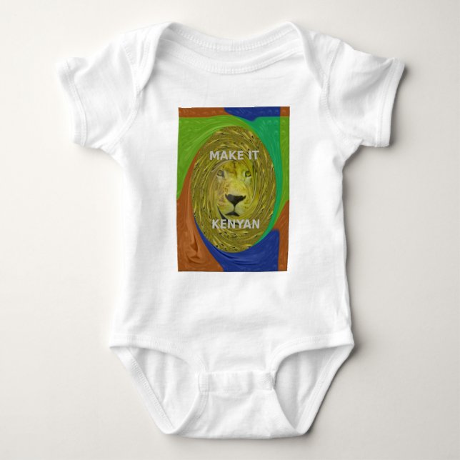 Make it Kenyan Baby Bodysuit (Front)
