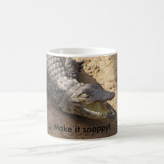 Make It Snappy Crocodile Mug