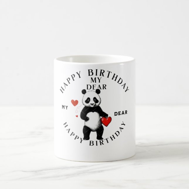 "Make It Special: Happy Birthday Art Coffee Mug (Center)