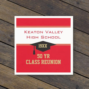 MAKE IT YOUR Custom Class Reunion party Napkin