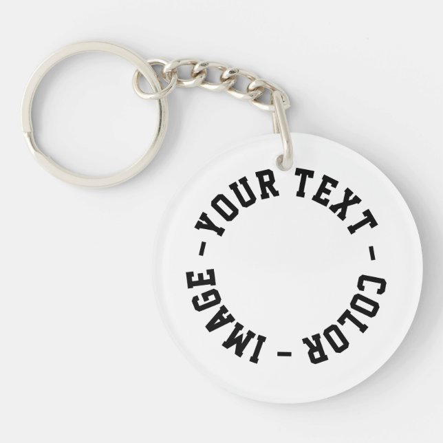 Make It Your Own 2" Diameter Key Ring (Front)