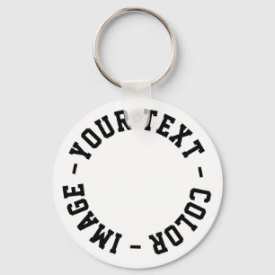 Make It Your Own Aluminium Circle 2" Key Ring