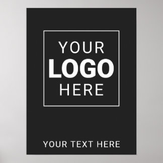 Make It Your Own Company Logo and Text Poster