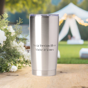 Make It Your Own Custom Water Bottle Thermal 20 oz Insulated Tumbler