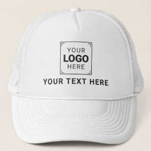 Make It Yours With Company Logo with Wording Trucker Hat