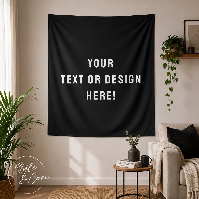 Make It Yours – XL Custom Black Tapestry (Make It Yours – XL Custom Black Tapestry)