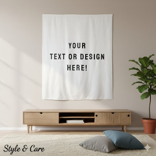 Make It Yours – XL Custom White Tapestry