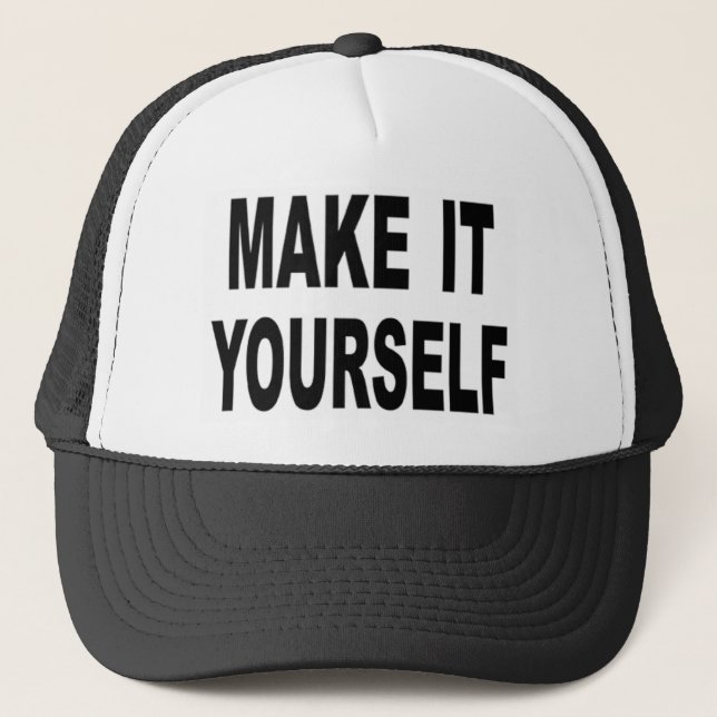 Make It Yourself Custom Baseball Cap (Front)