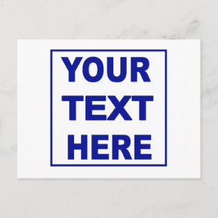 Make It Yourself Custom Postcards