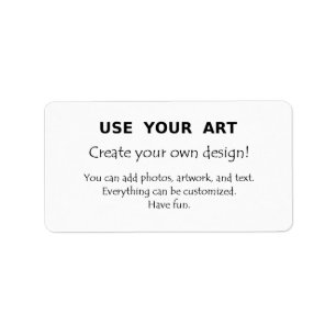 Make it yourself labels stickers use your art