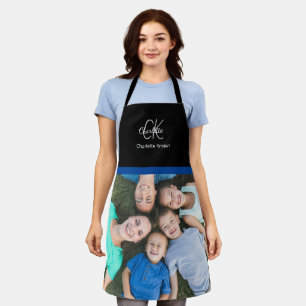 Make it Yourself Personalised Photo Monogram  Name Apron