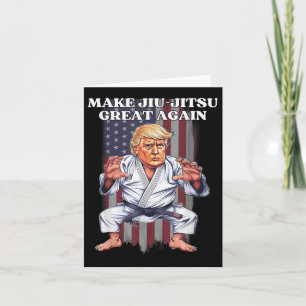 Make Jiu-jitsu Great Again Trump Republican Bjj Card