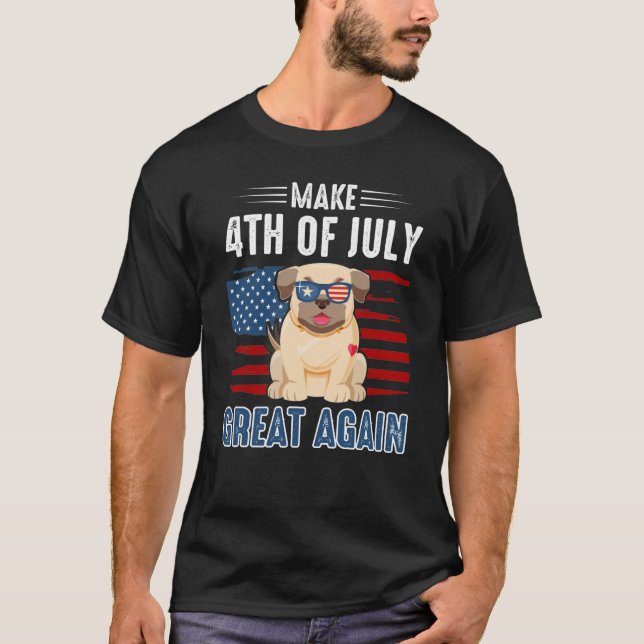 Make July 4th Great again Mens  T-Shirt (Front)