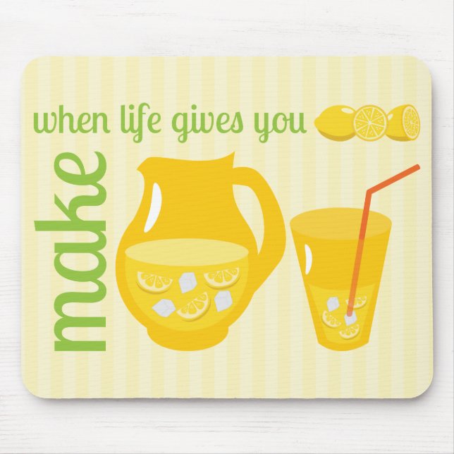 Make Lemonade Mouse Pad (Front)