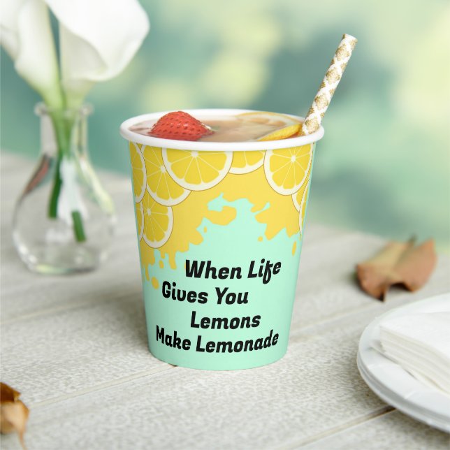 Make Lemonade Paper Cup (Insitu)